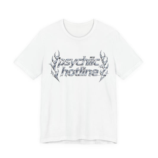 psychic hotline Tee - Y2K Graphic Classic Cotton Top