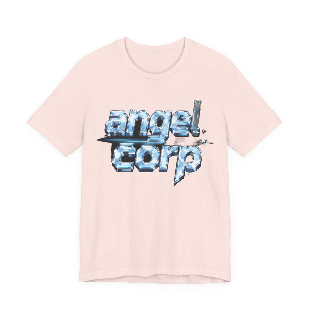 angelcorp Ice Chrome Tee - Y2K Graphic Classic Cotton Top