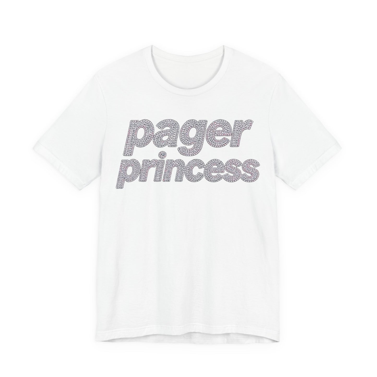 pager princess Tee - Y2K Graphic Classic Cotton Top