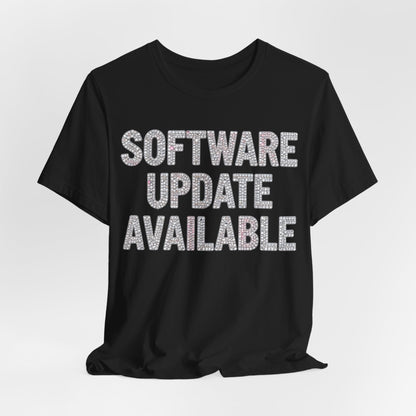SOFTWARE UPDATE AVAILABLE Tee - Y2K Graphic Classic Cotton Top