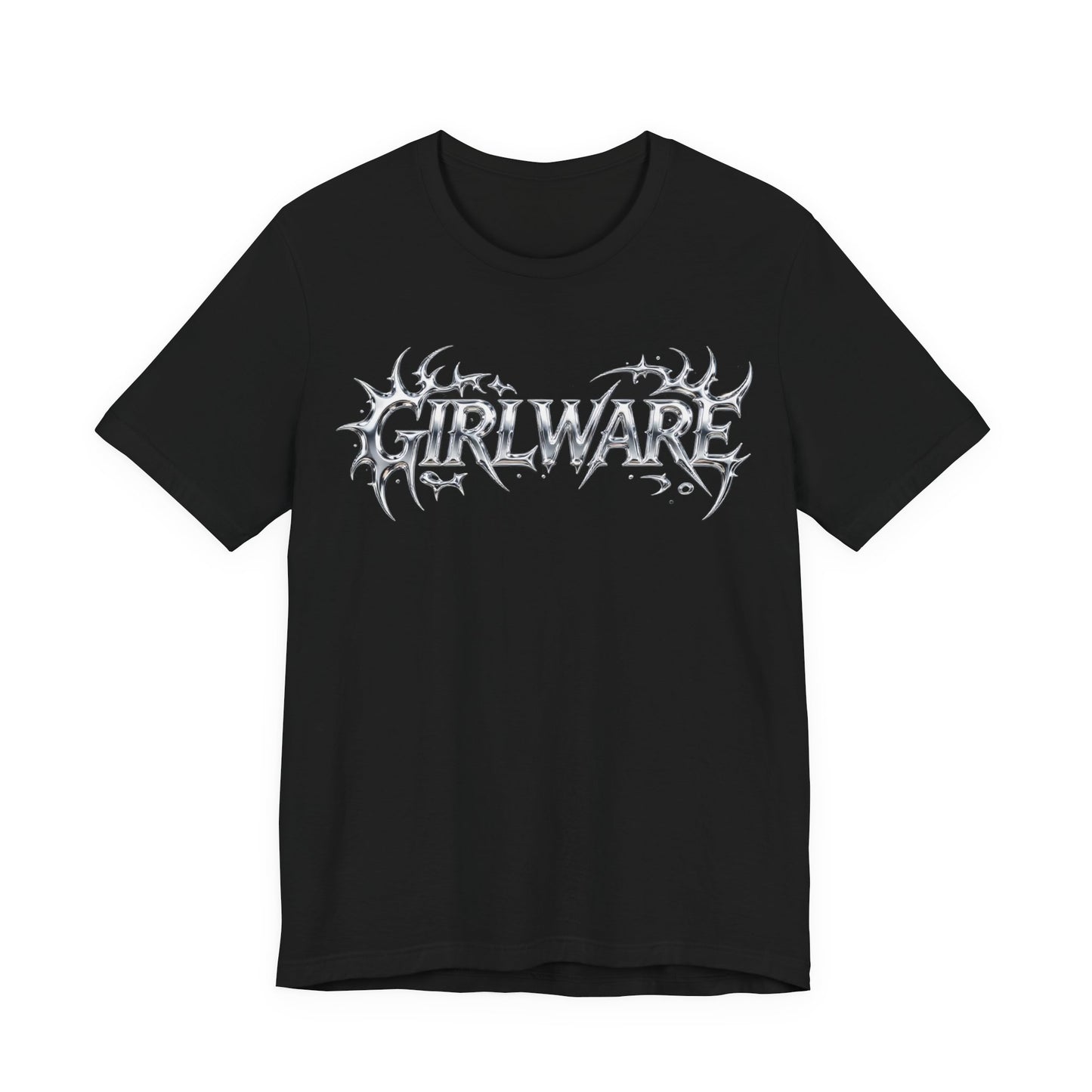 GIRLWARE Tribal Chrome Tee - Y2K Graphic Classic Cotton Top