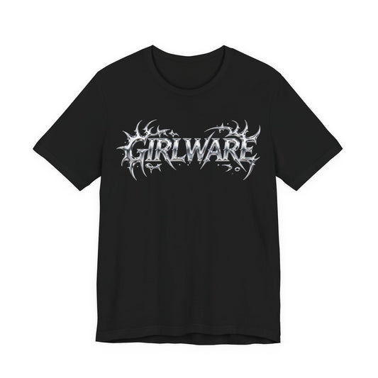 GIRLWARE Tribal Chrome Tee - Y2K Graphic Classic Cotton Top