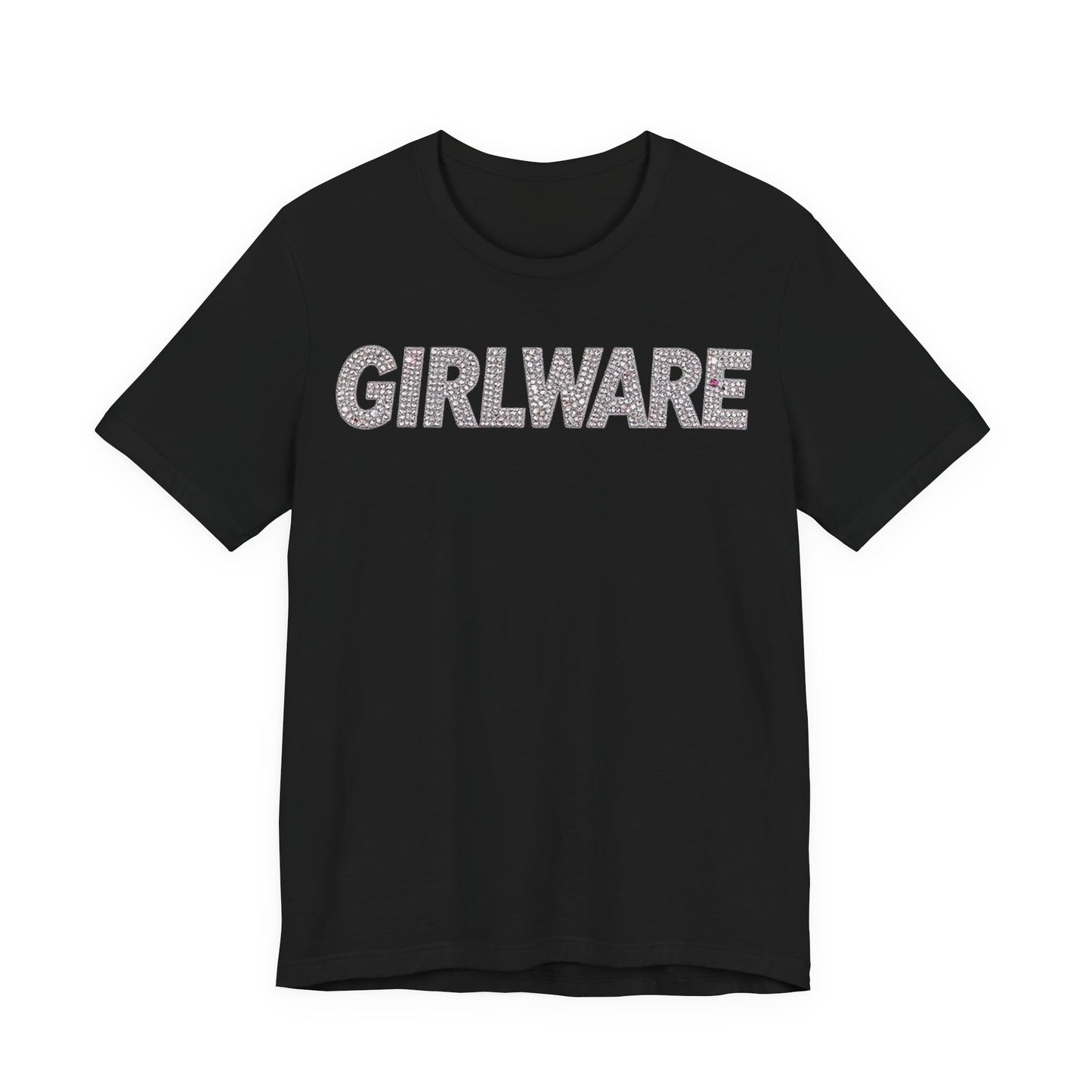 GIRLWARE Rhinestone Tee - Y2K Graphic Classic Cotton Top