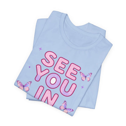 SEE YOU IN HELL (from heaven) Tee - Y2K Graphic Classic Cotton Top