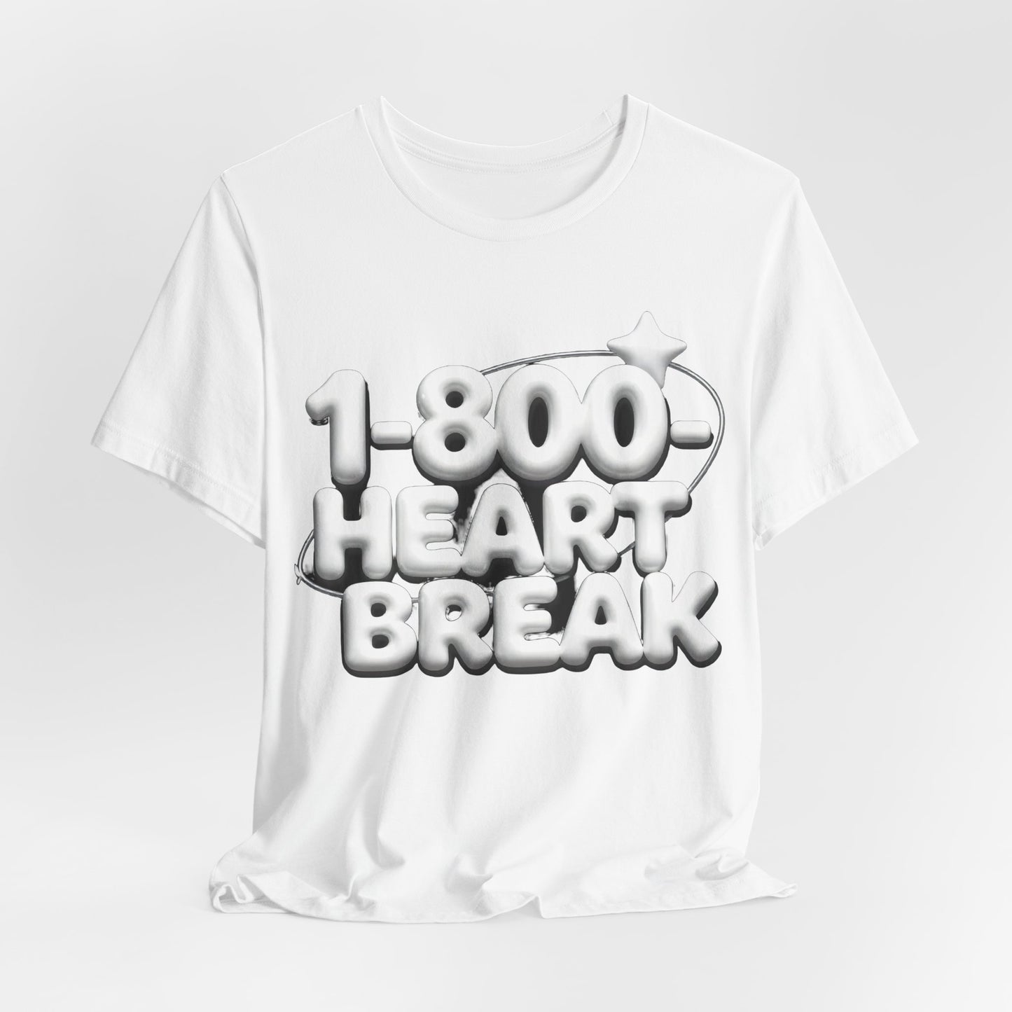 1-800-HEARTBREAK Tee - Y2K Graphic Classic Cotton Top