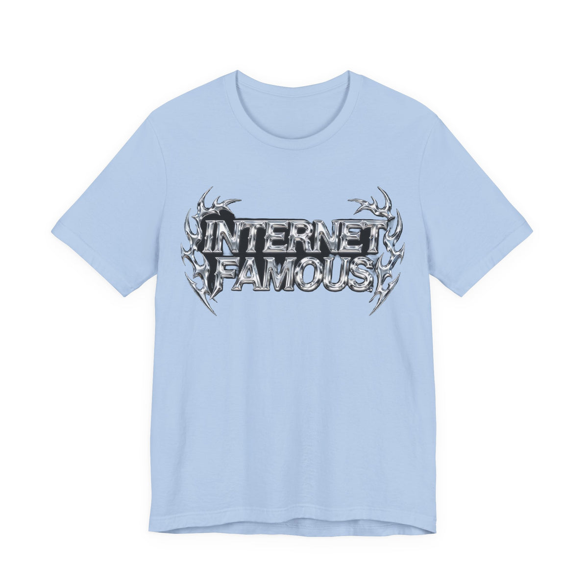 INTERNET FAMOUS Tribal Chrome Tee - Y2K Graphic Classic Cotton Top