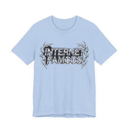 INTERNET FAMOUS Tribal Chrome Tee - Y2K Graphic Classic Cotton Top