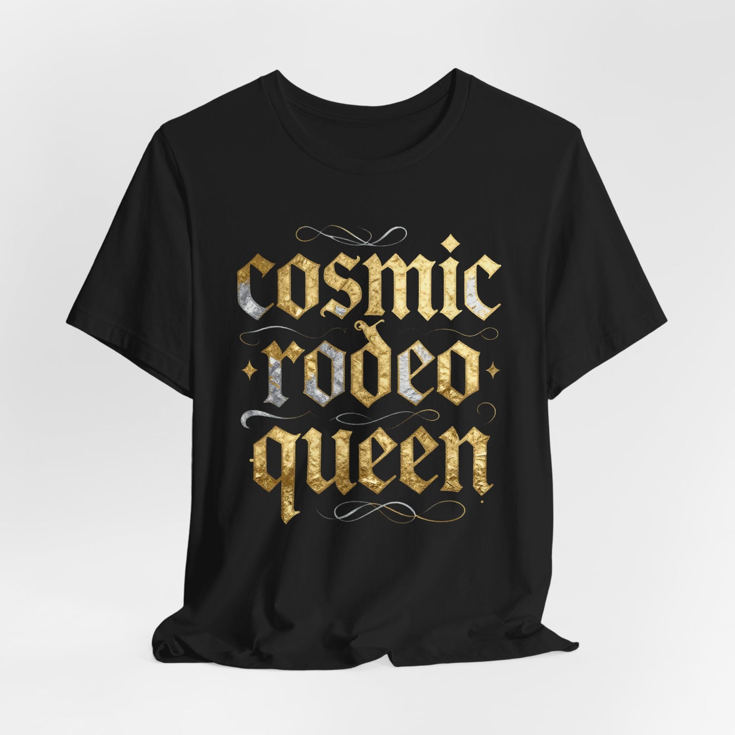 cosmic rodeo queen Tee - Y2K Graphic Classic Cotton Top