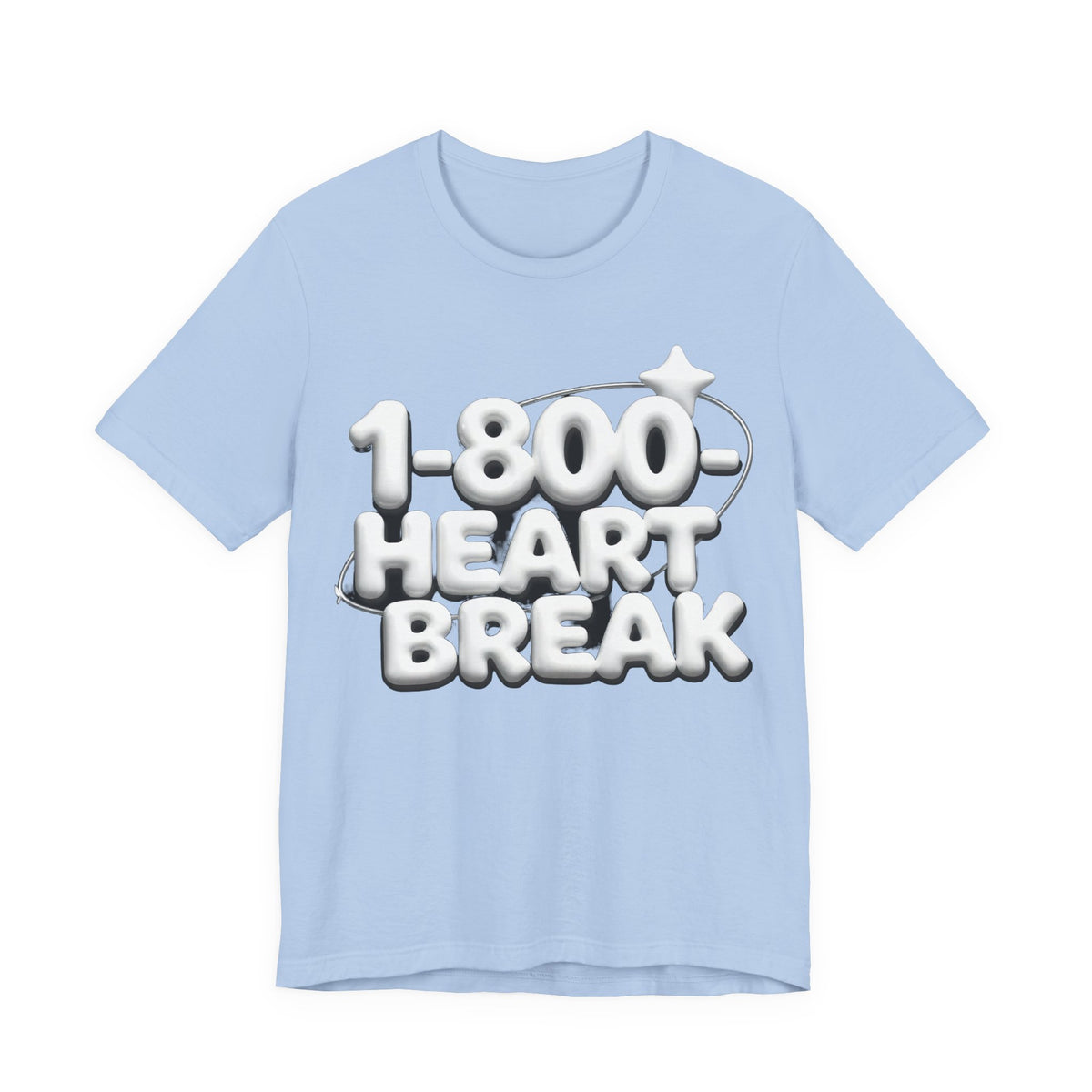 1-800-HEARTBREAK Tee - Y2K Graphic Classic Cotton Top