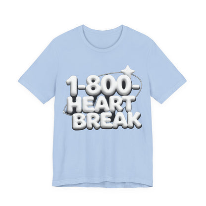 1-800-HEARTBREAK Tee - Y2K Graphic Classic Cotton Top