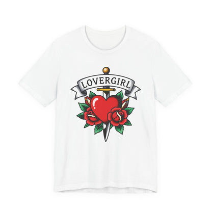 LOVERGIRL Tee - Y2K Graphic Classic Cotton Top