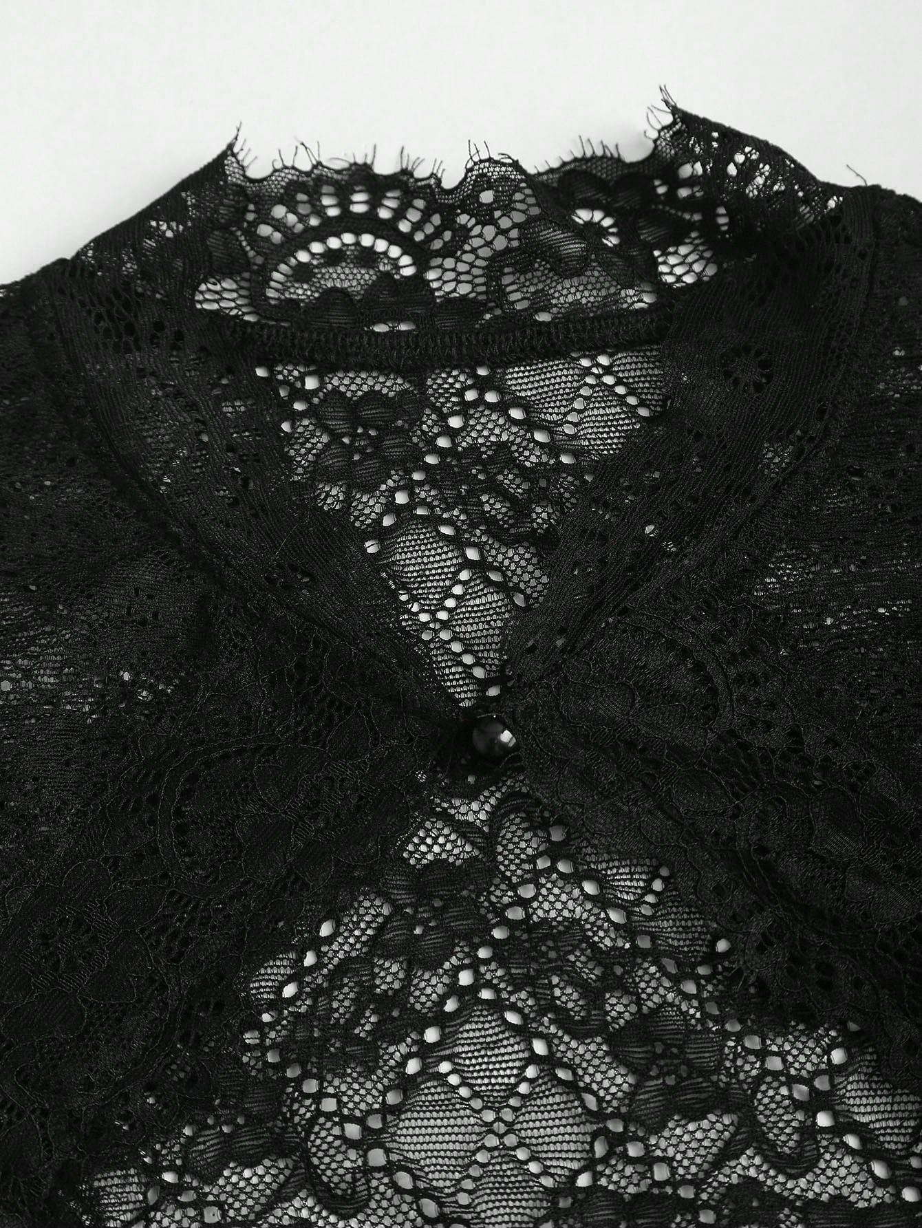 Stand collar and keyhole cut-out detail