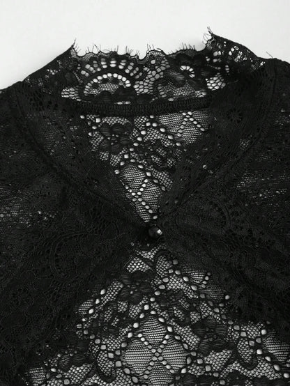 Stand collar and keyhole cut-out detail