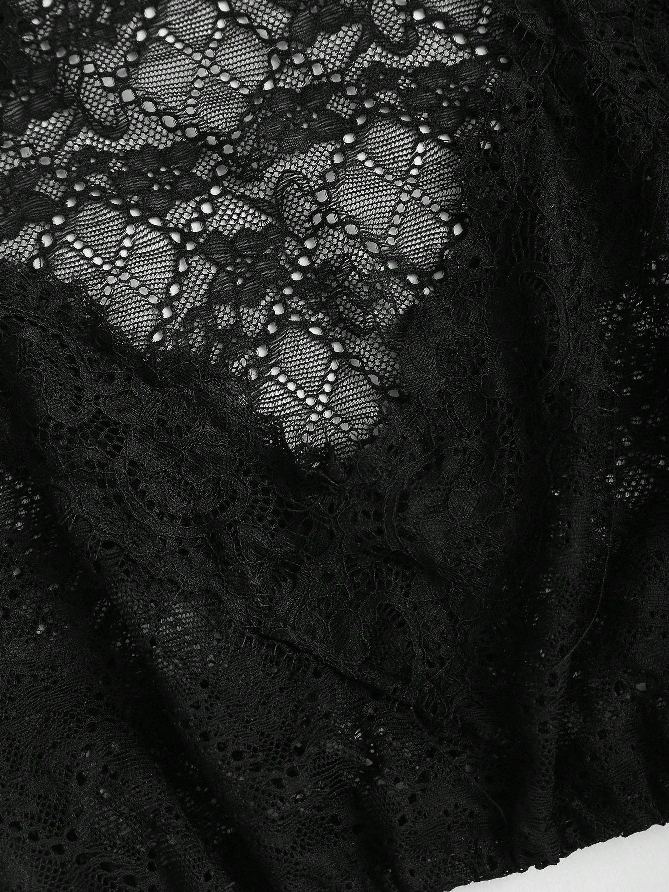 Baroque lace texture close up