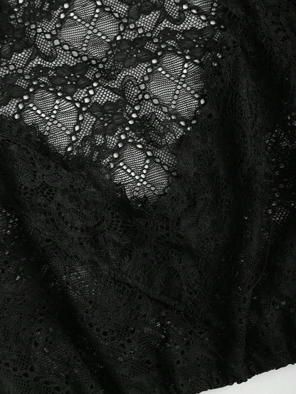 Baroque lace texture close up