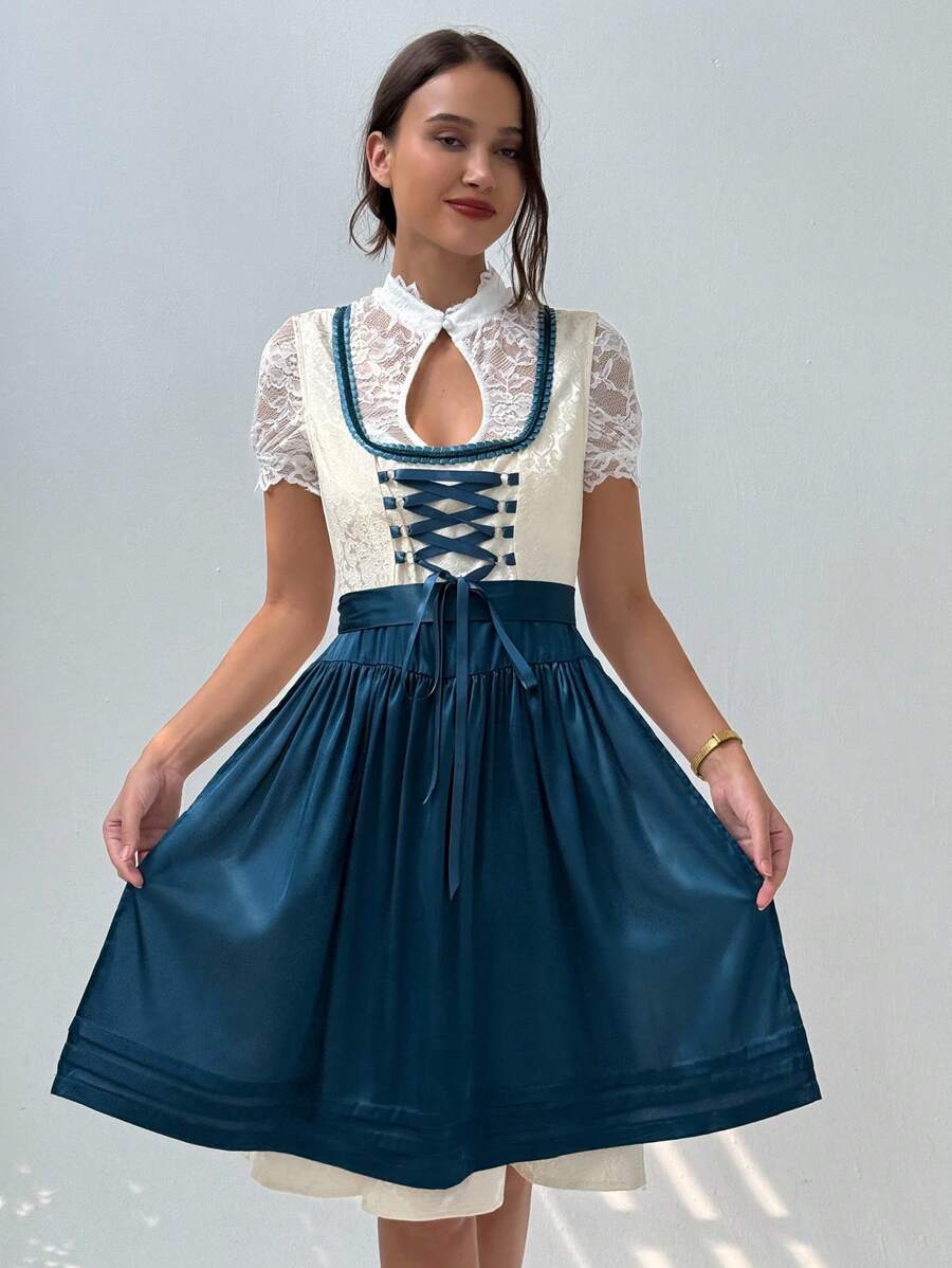 Dirndl dress detail shot