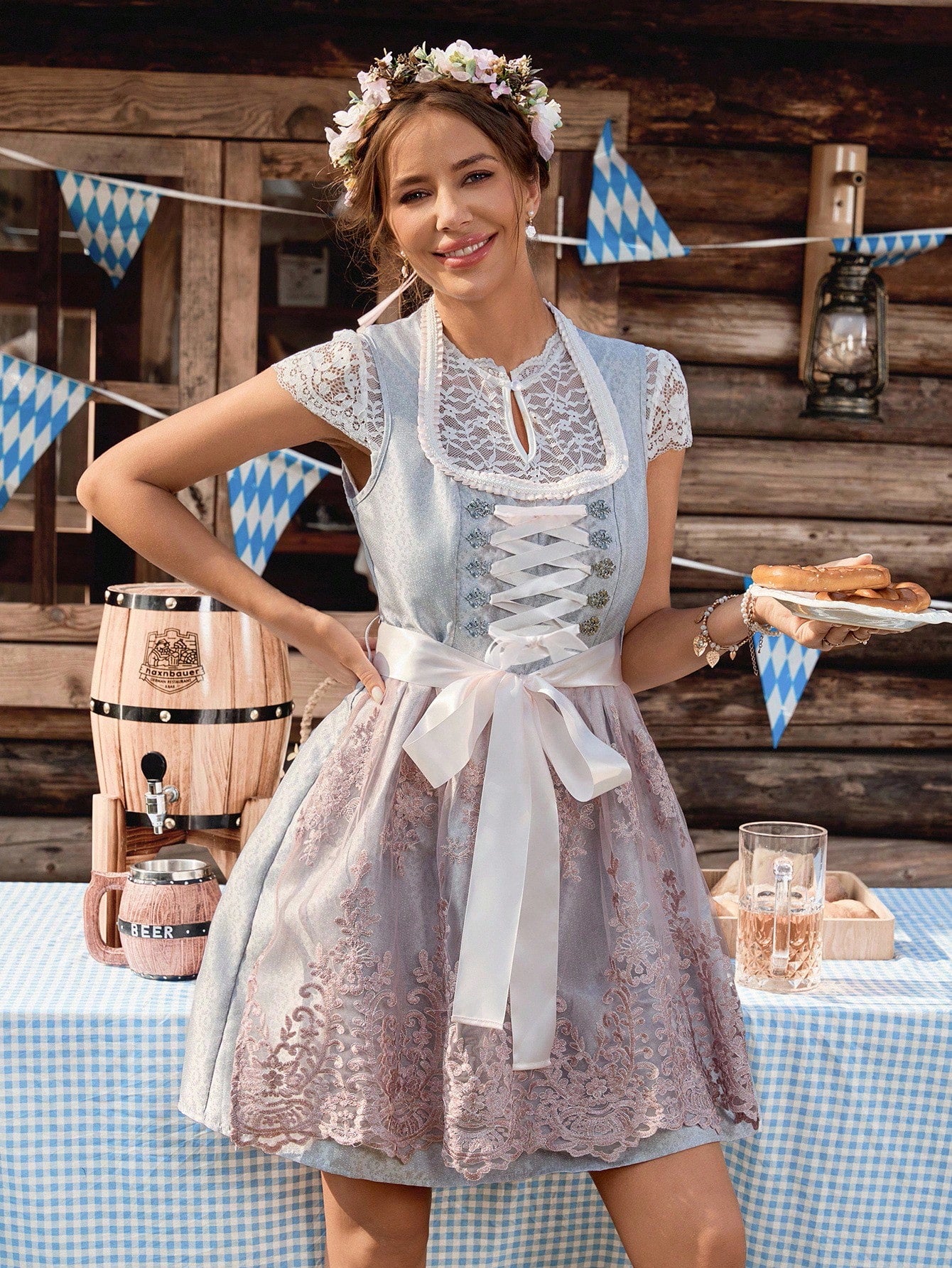 Dirndl dress side view