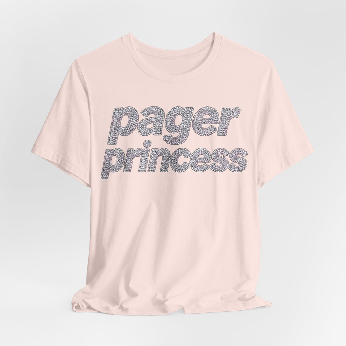 pager princess Tee - Y2K Graphic Classic Cotton Top