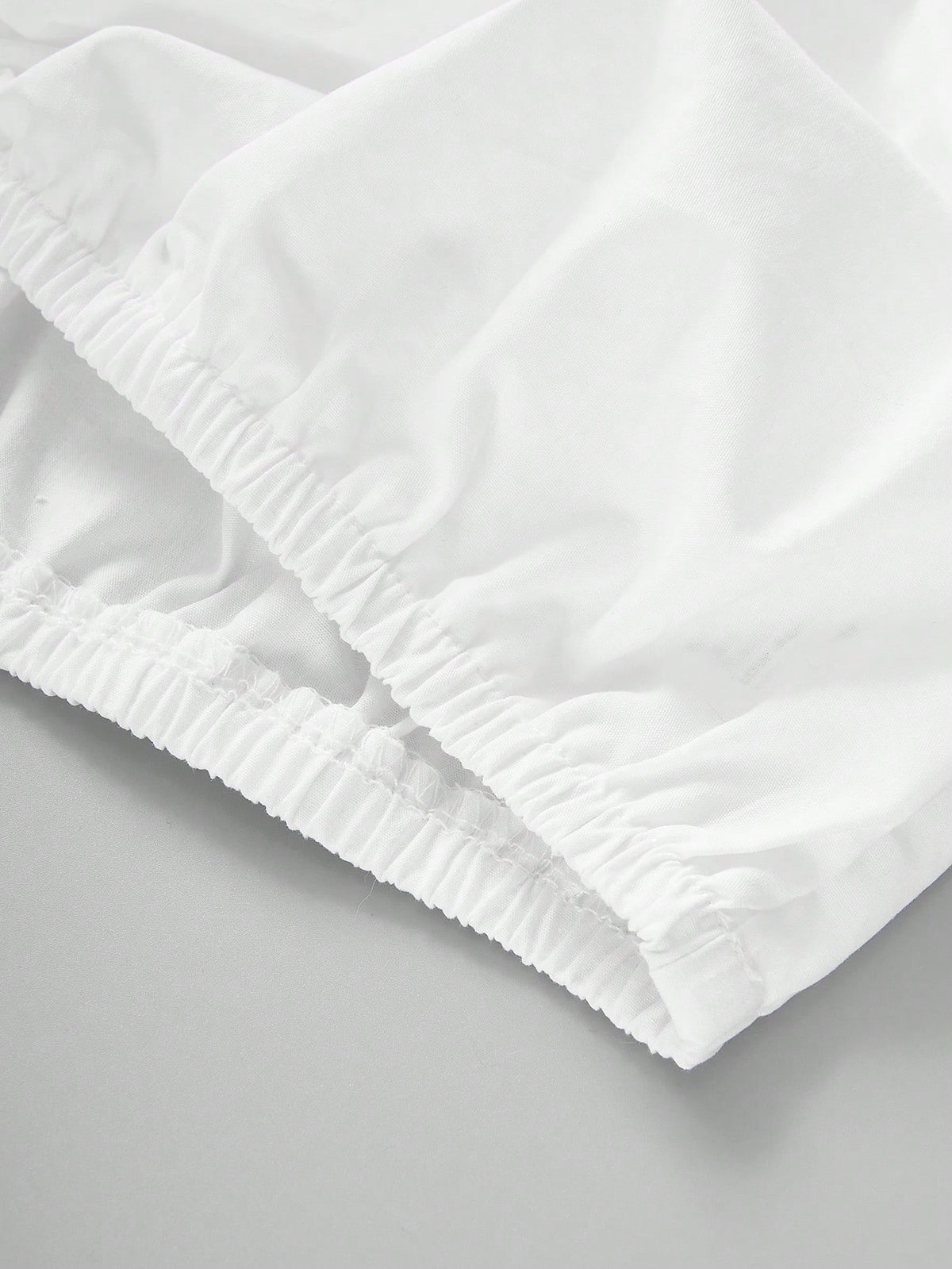 Cropped dirndl blouse fabric detail