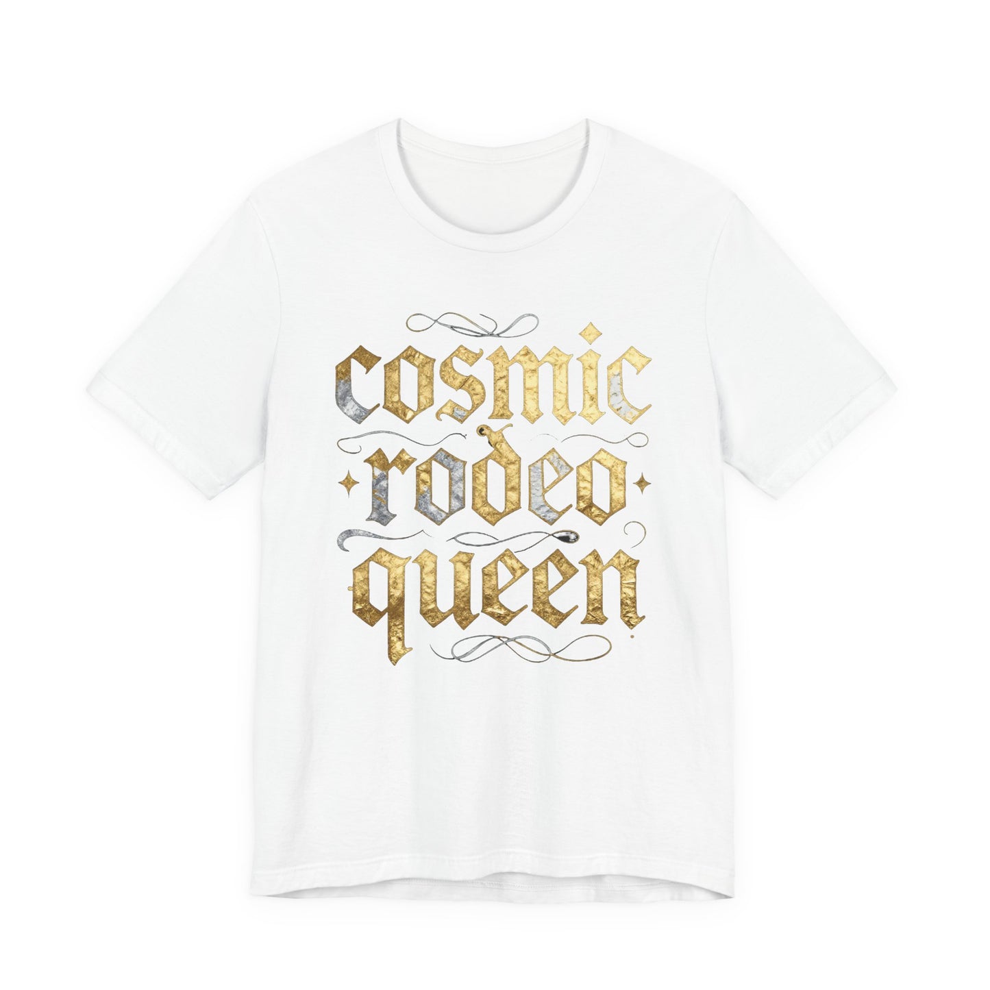 cosmic rodeo queen Tee - Y2K Graphic Classic Cotton Top