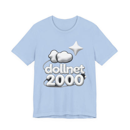 dollnet 2000 Puffy 3D Tee - Y2K Graphic Classic Cotton Top
