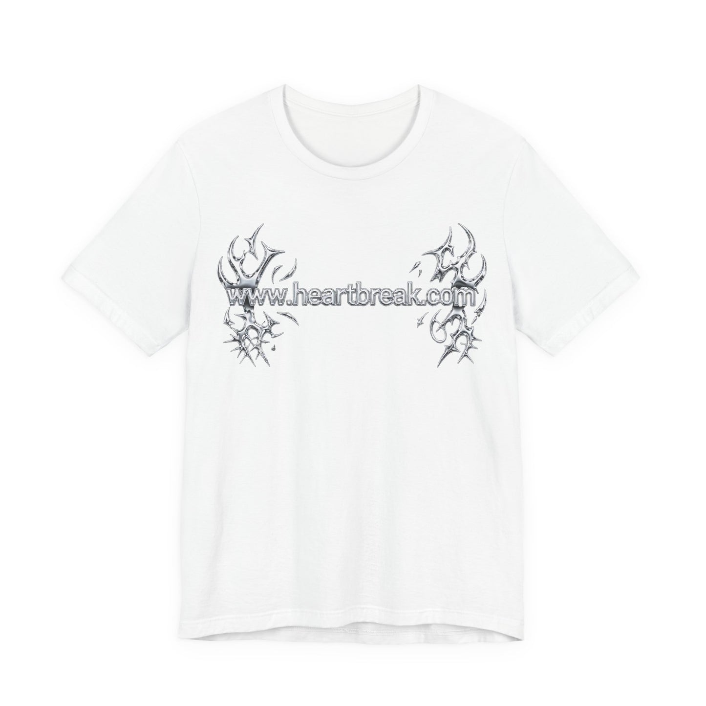 www.heartbreak.com Tribal Chrome Tee - Y2K Graphic Classic Cotton Top