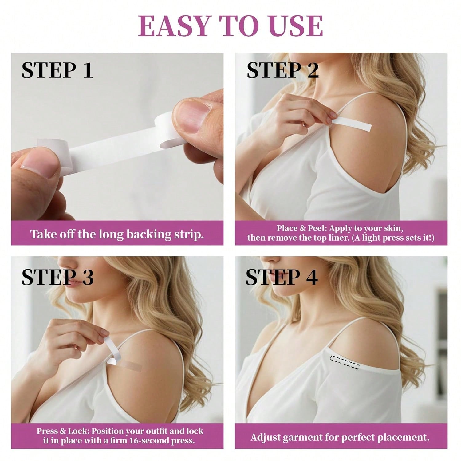 Stay Put Fashion Tape strips