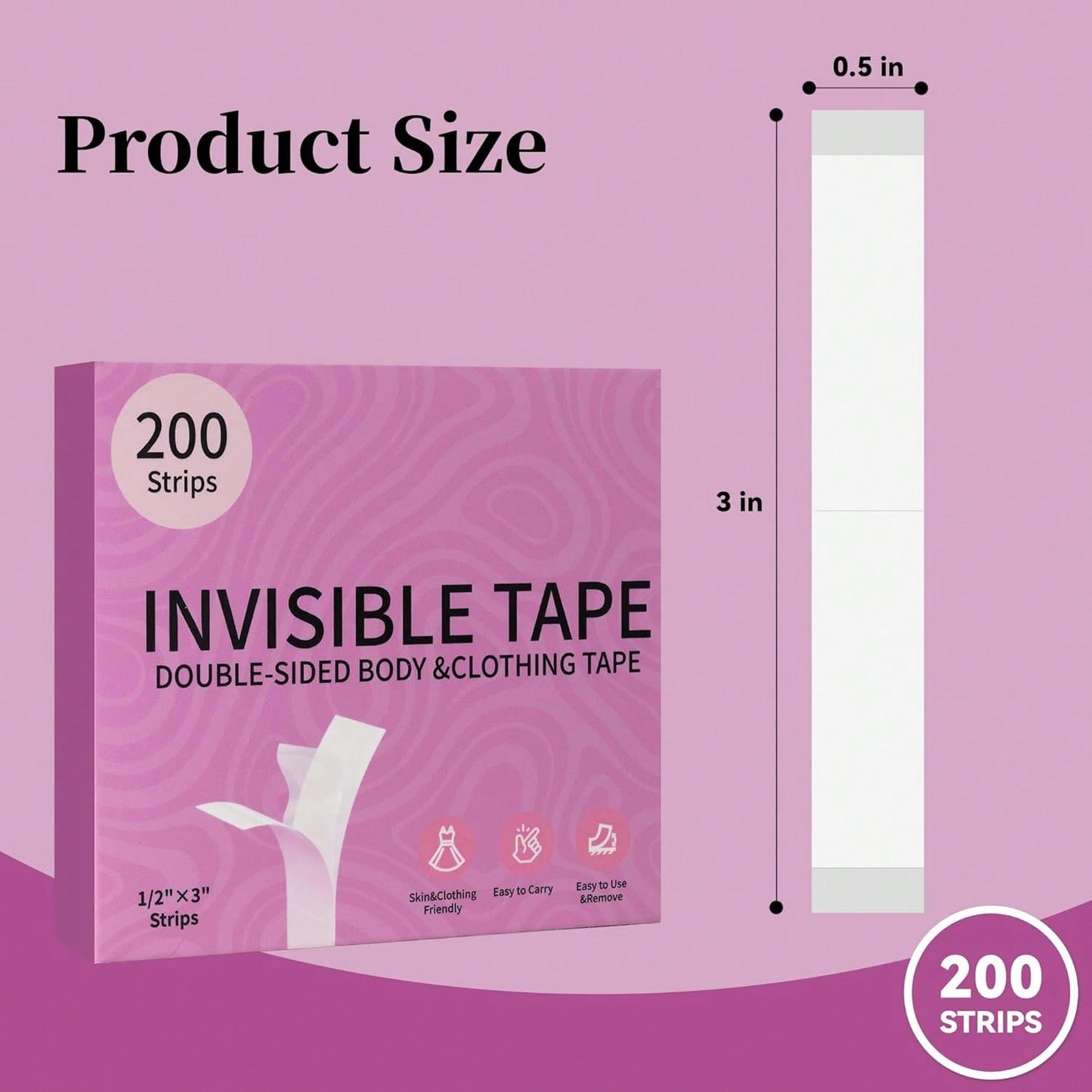 Stay Put Fashion Tape in use