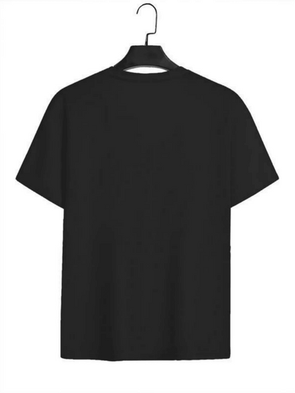 Black tee on hanger