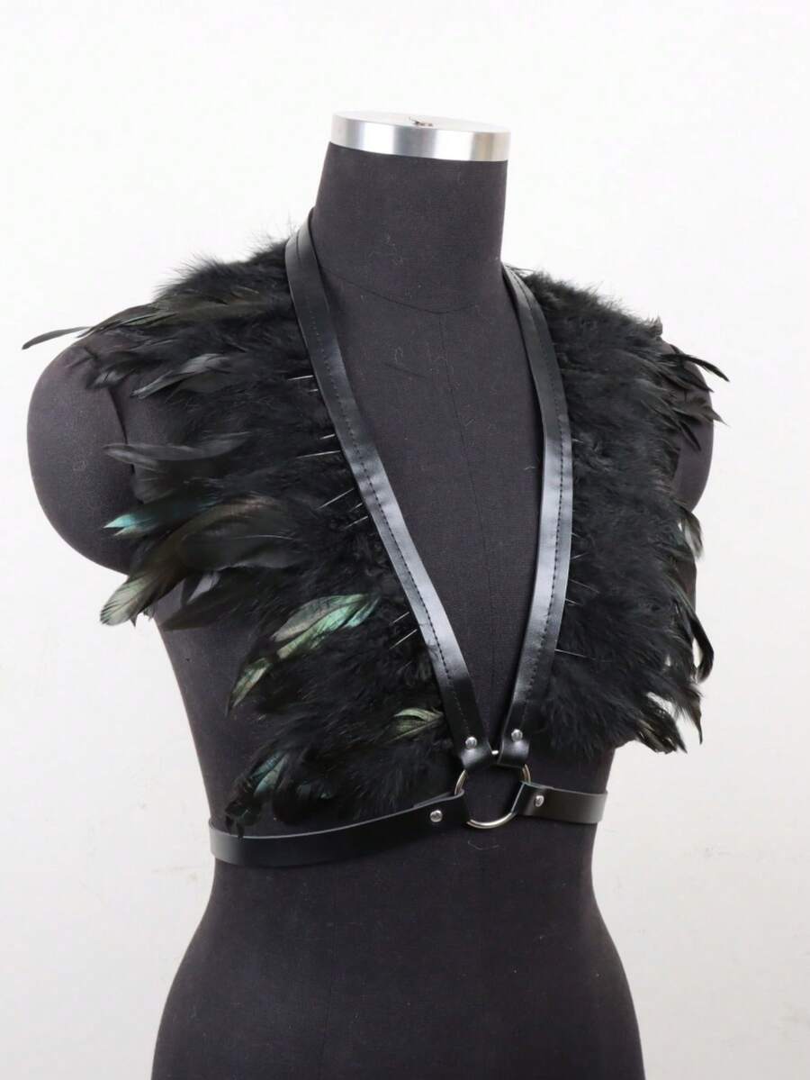 Feather harness angled view showing O-ring