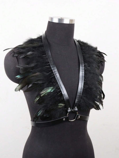 Feather harness angled view showing O-ring
