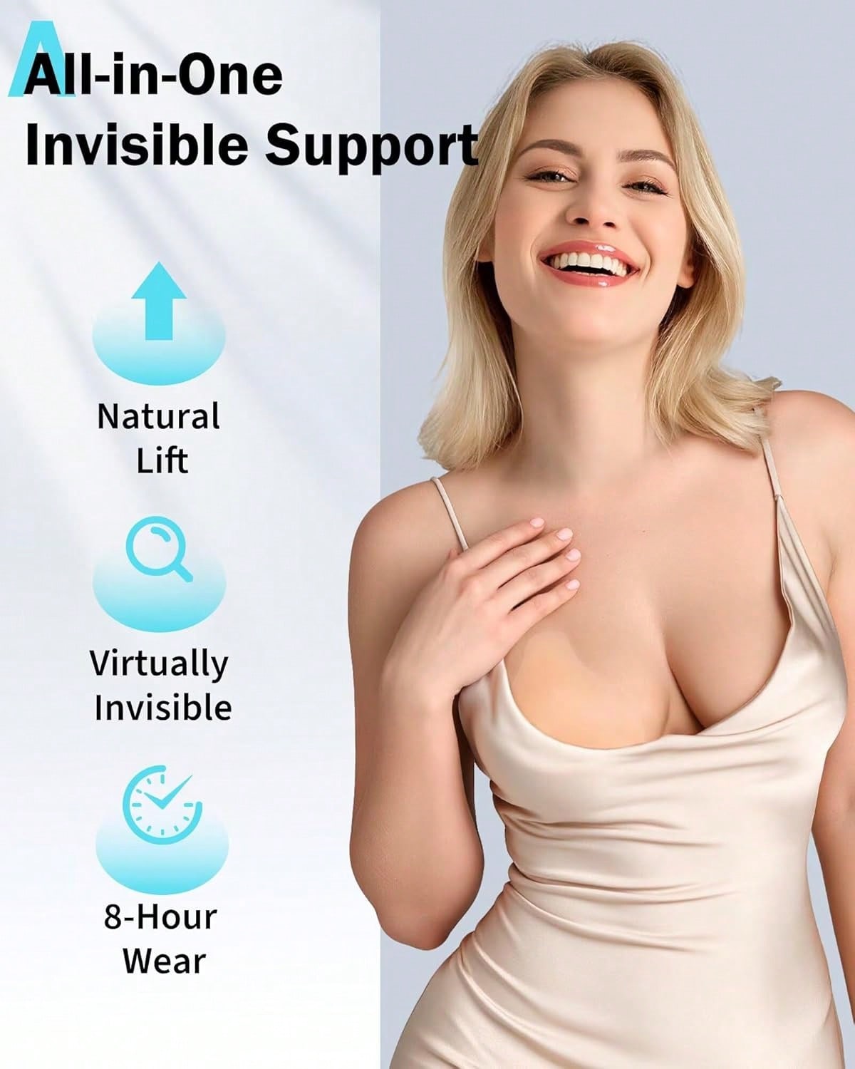 Deep Plunge Spoon Sticky Bra shape