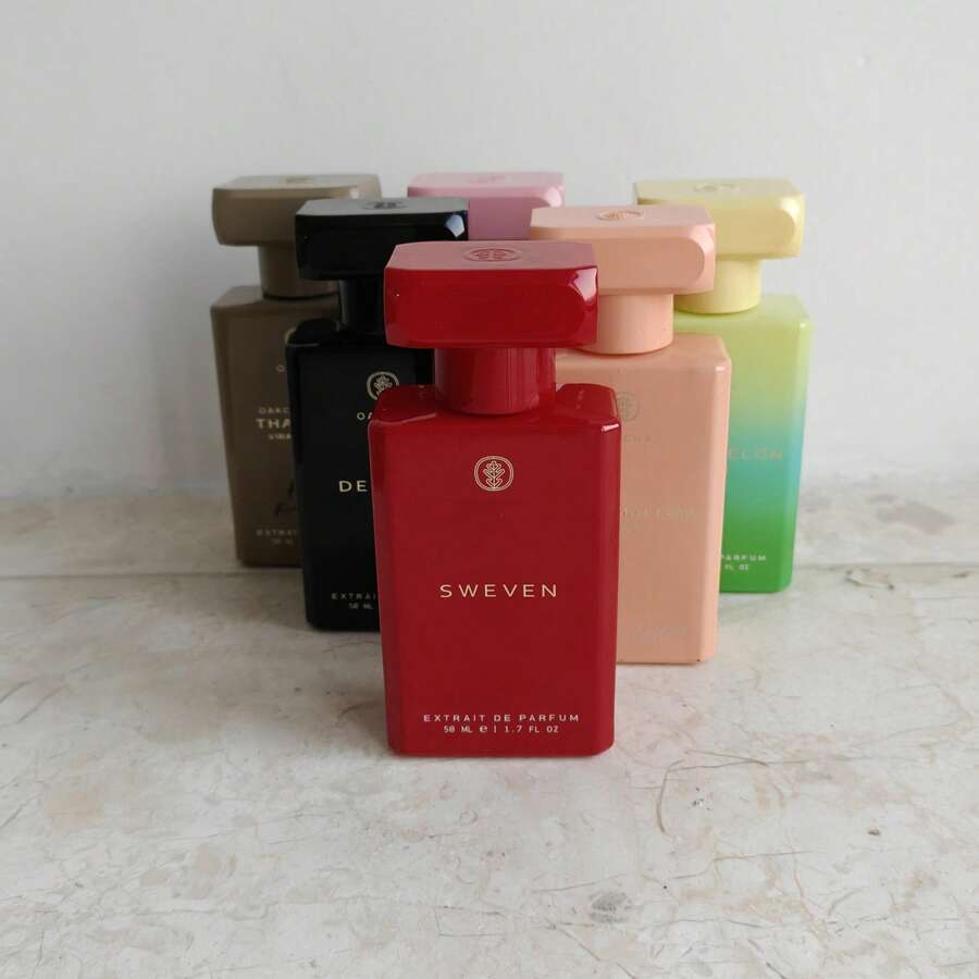 OAKCHA extrait de parfum flacons