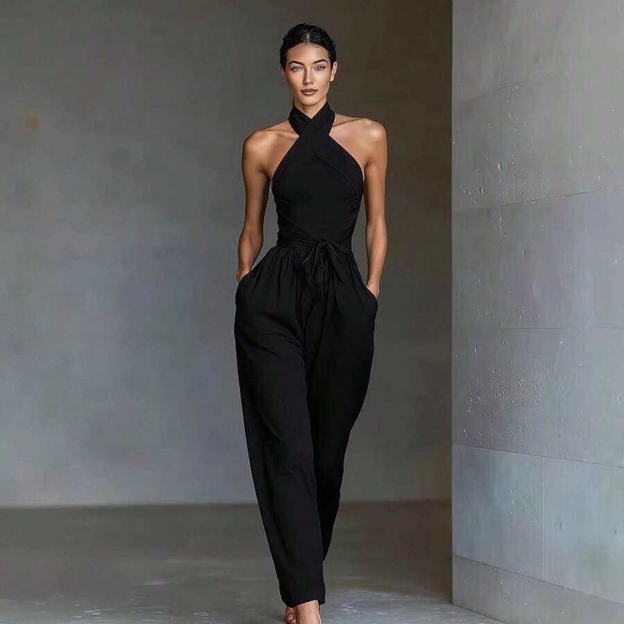 Jumpsuit full length front