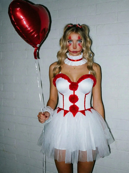 Full length view of the tulle tutu skirt