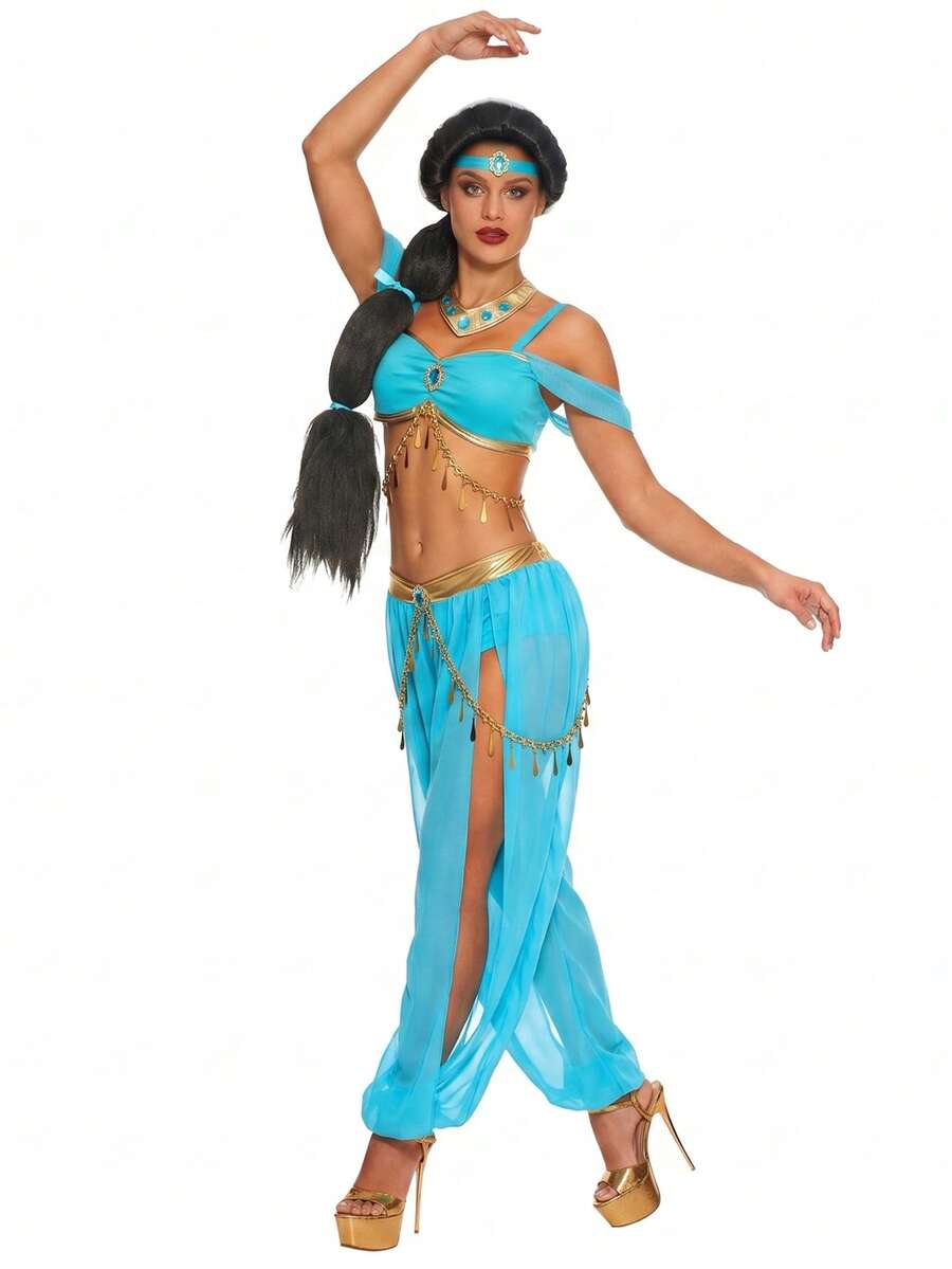 Full length costume set with headband and arm cuffs