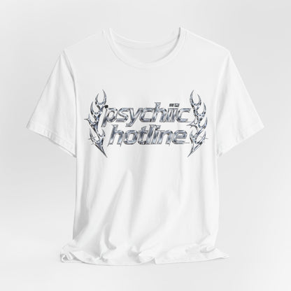 psychic hotline Tee - Y2K Graphic Classic Cotton Top
