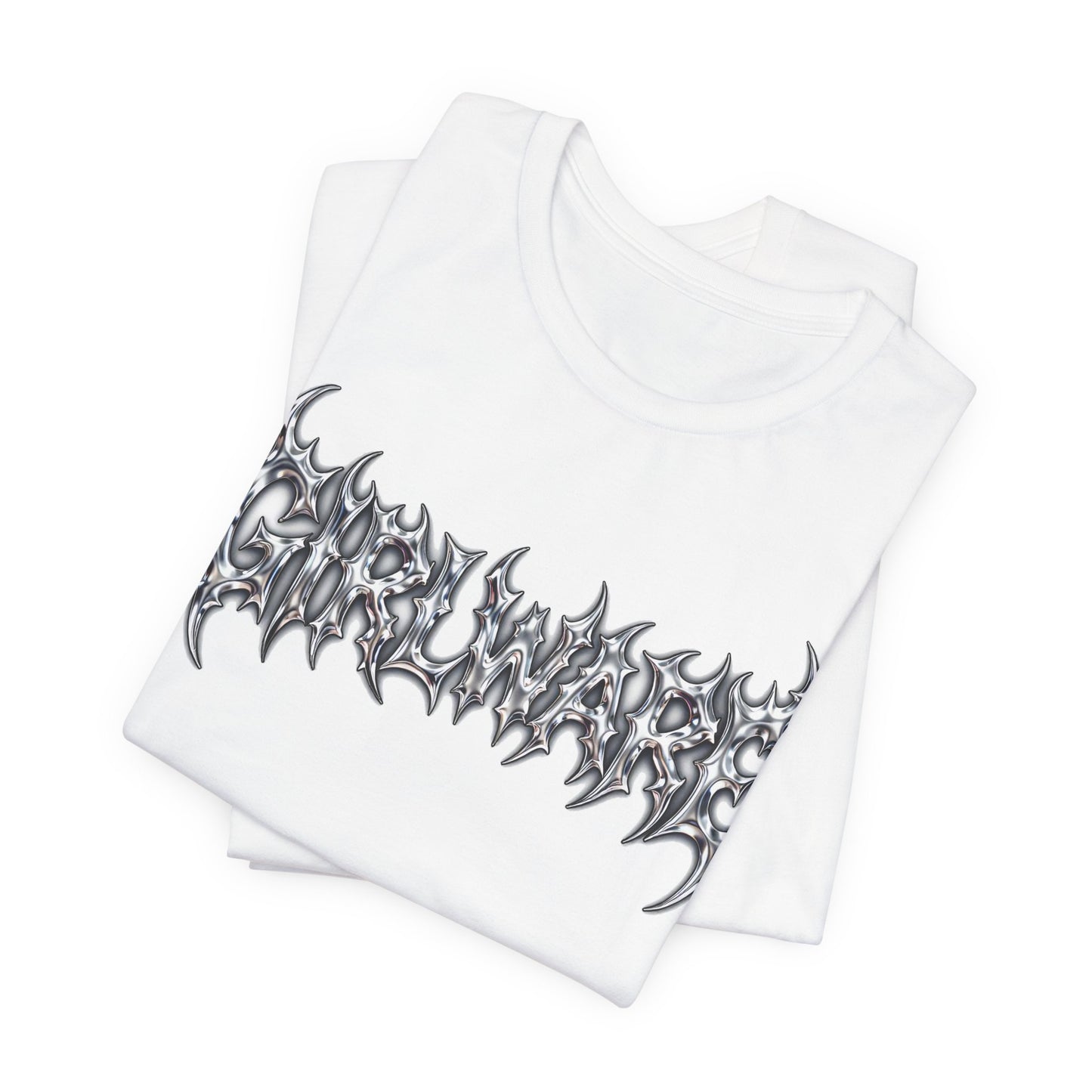 GIRLWARE Tribal Chrome Tee - Y2K Graphic Classic Cotton Top