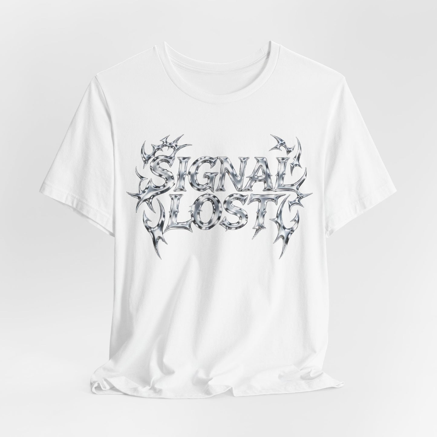 SIGNAL LOST Tee - Y2K Graphic Classic Cotton Top