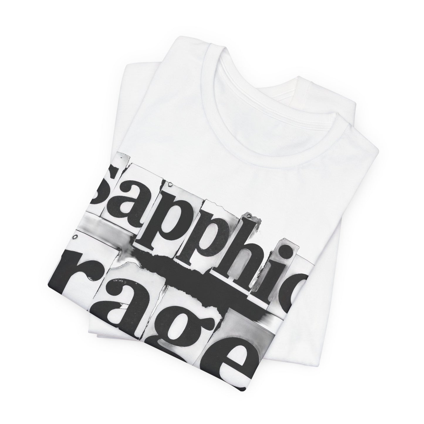 sapphic rage Punk Zine Tee - Y2K Graphic Classic Cotton Top