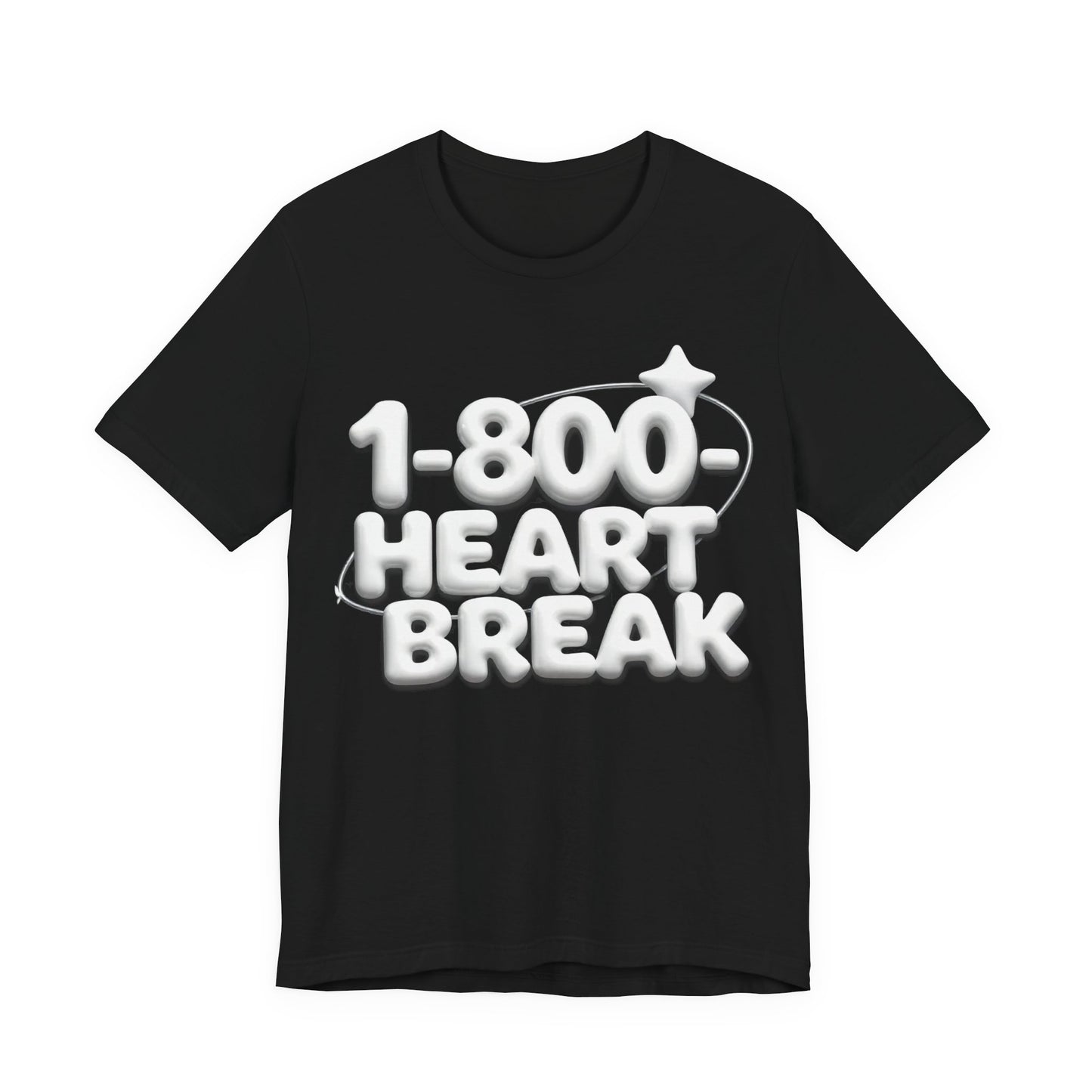 1-800-HEARTBREAK Tee - Y2K Graphic Classic Cotton Top