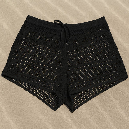 Sunny Waves Knit Shorts - Midnight