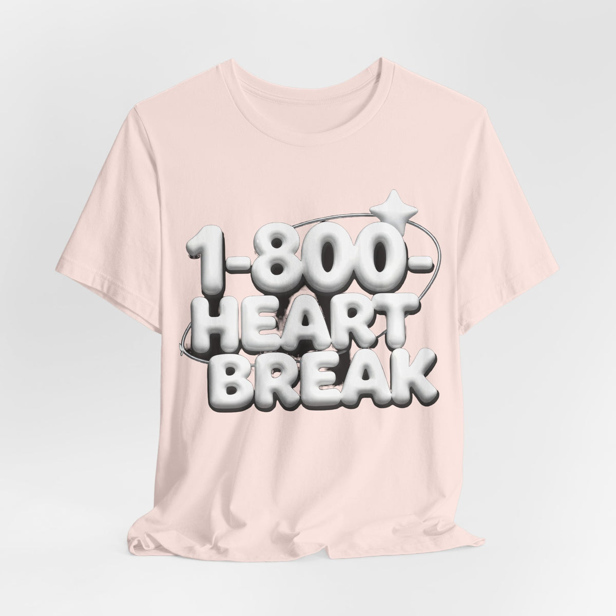 1-800-HEARTBREAK Tee - Y2K Graphic Classic Cotton Top