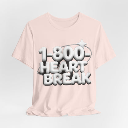 1-800-HEARTBREAK Tee - Y2K Graphic Classic Cotton Top