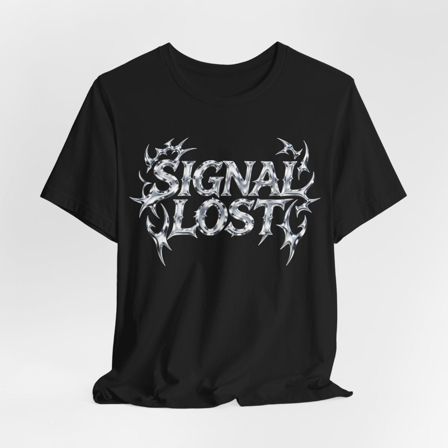 SIGNAL LOST Tee - Y2K Graphic Classic Cotton Top