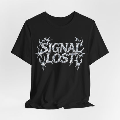 SIGNAL LOST Tee - Y2K Graphic Classic Cotton Top
