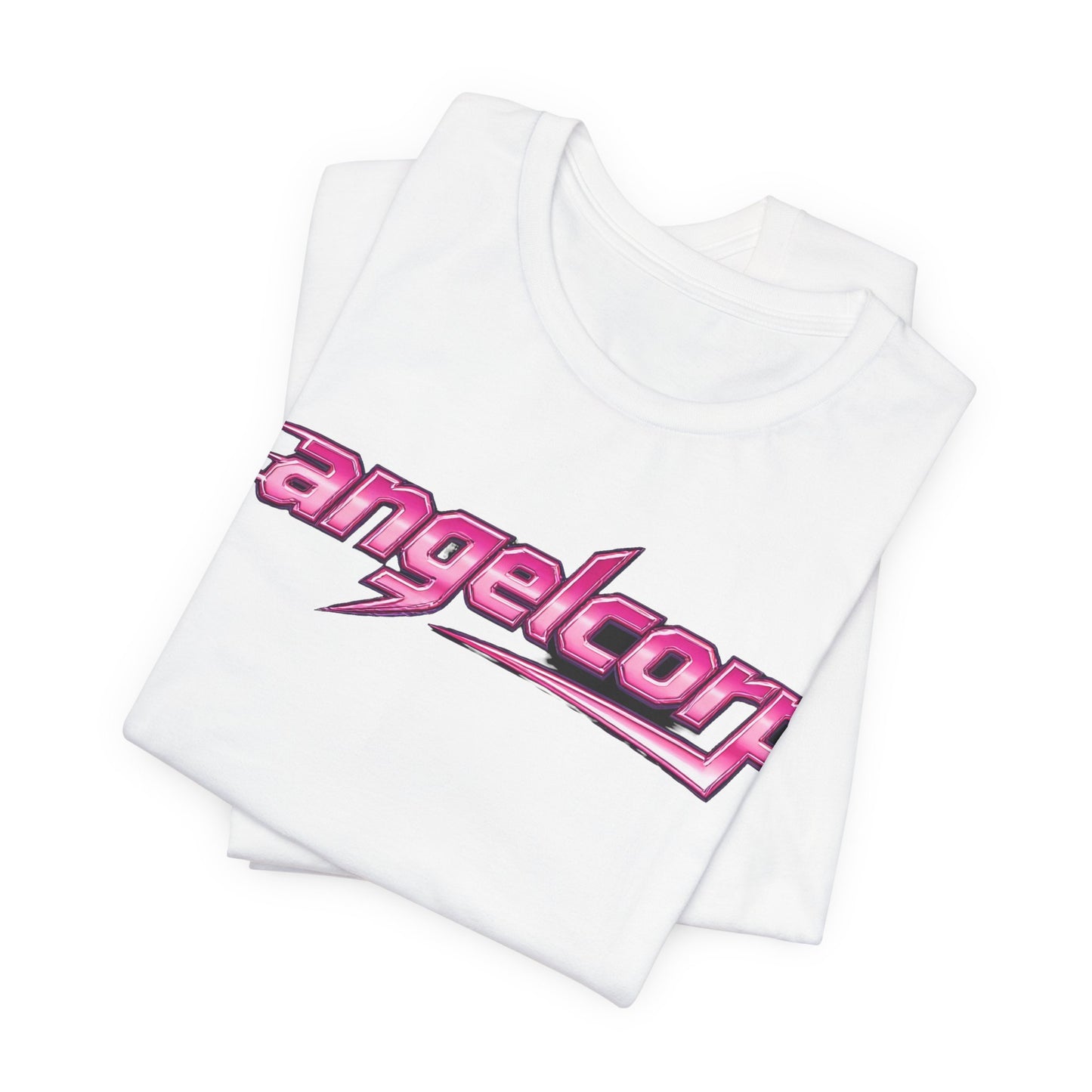angelcorp Pink Racing Tee - Y2K Graphic Classic Cotton Top