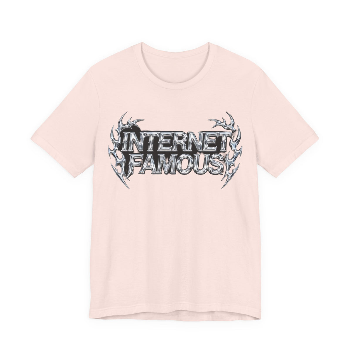 INTERNET FAMOUS Tribal Chrome Tee - Y2K Graphic Classic Cotton Top