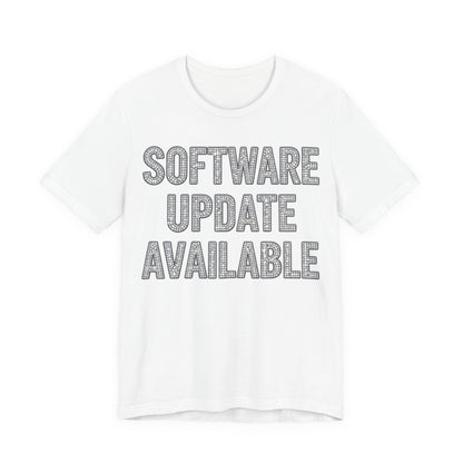 SOFTWARE UPDATE AVAILABLE Tee - Y2K Graphic Classic Cotton Top