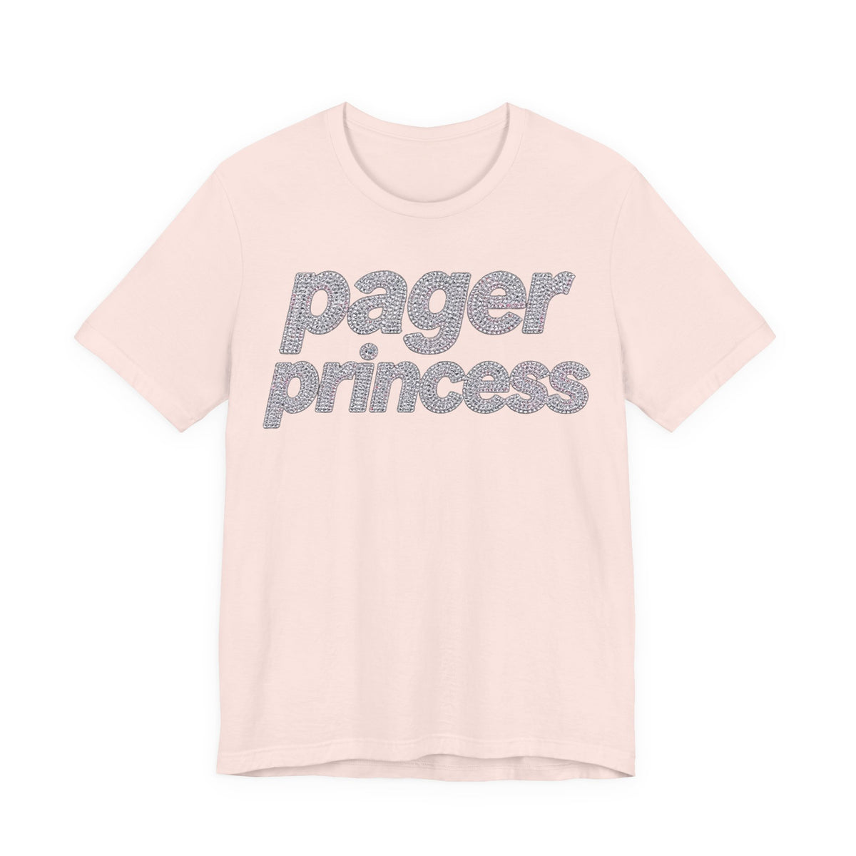 pager princess Tee - Y2K Graphic Classic Cotton Top